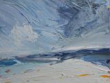 0955	Empty Beach, High Water	300x240mm	Oil on Board £450